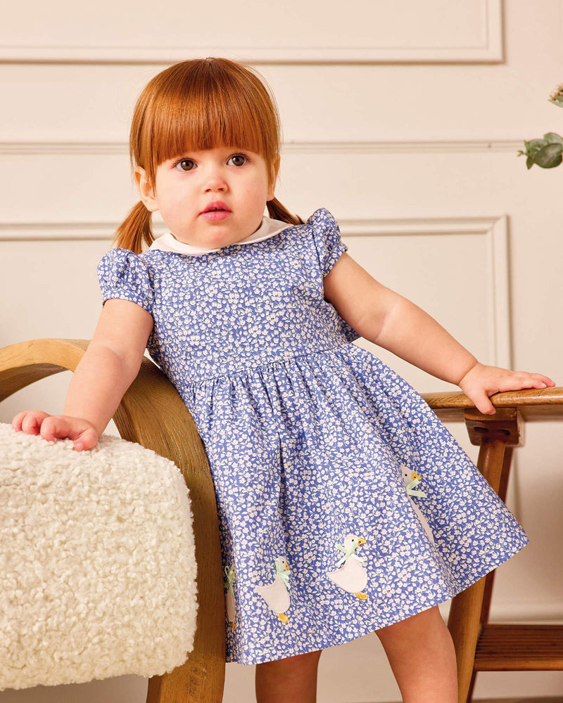 Confiture Dress Baby Ditsy Floral Duck Dress