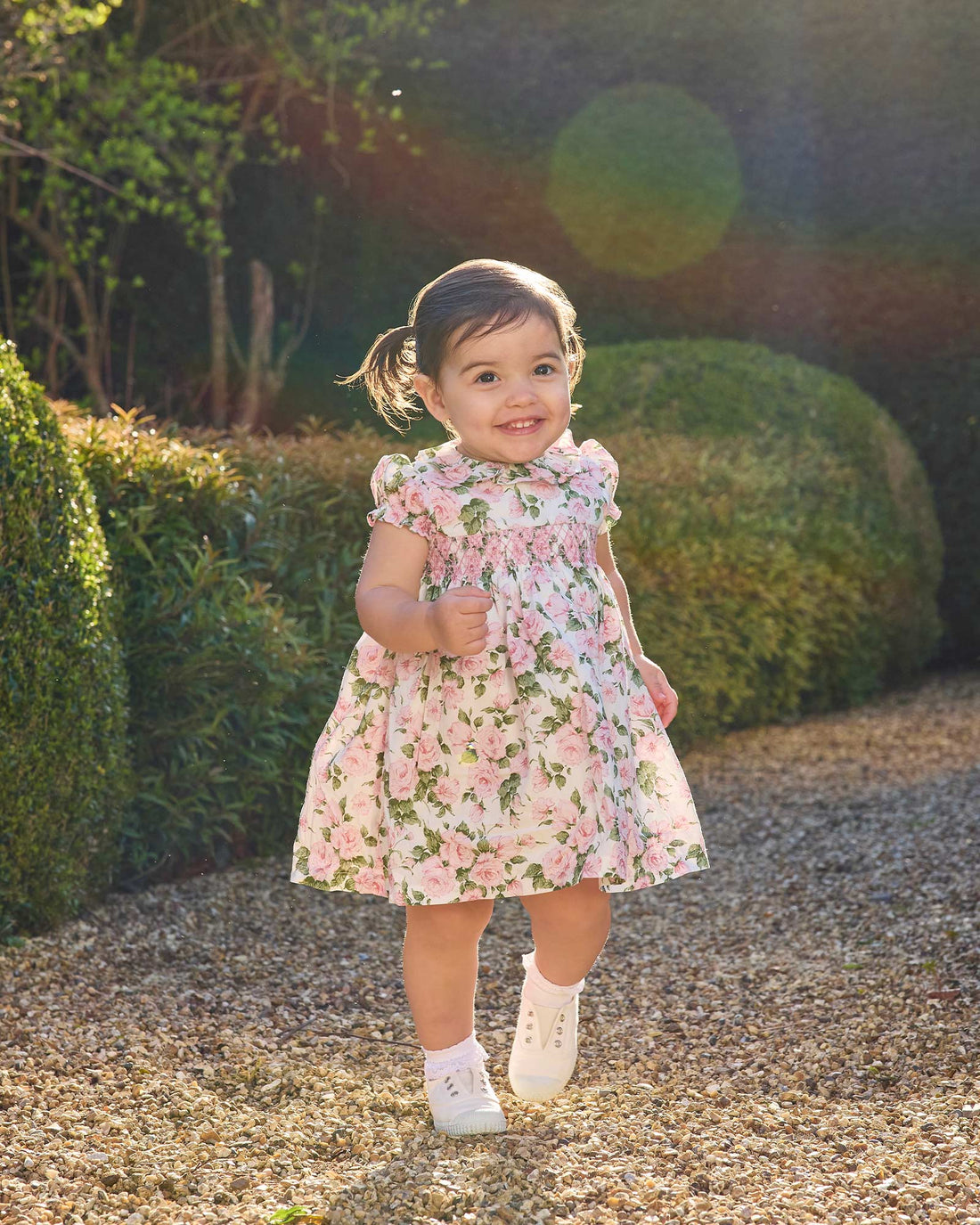 Lily Rose Dress Baby Carline Smocked Dress