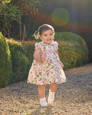 Lily Rose Dress Baby Carline Smocked Dress
