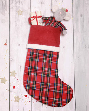 Albetta Toy Albetta Red Tartan Stocking