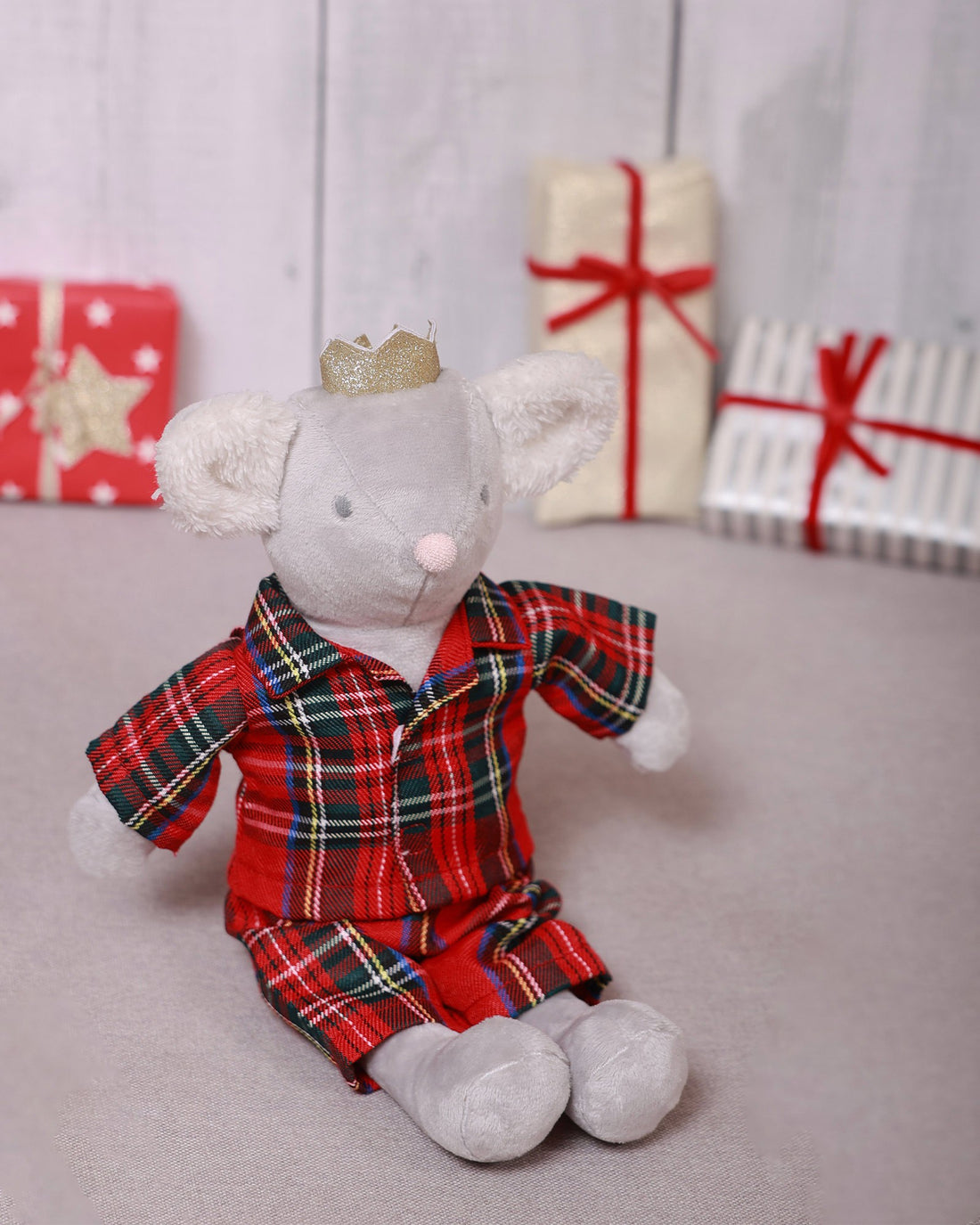 Albetta Soft Toys Albetta Mouse King in Pyjamas