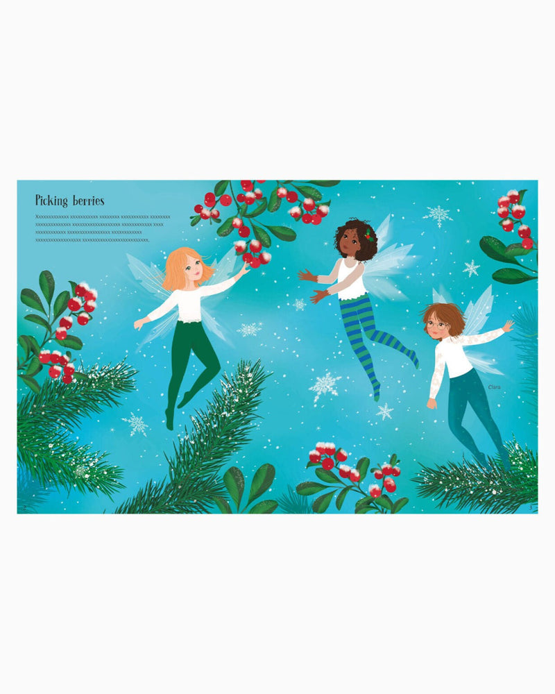Usborne Book Sticker Dolly Dressing Christmas Fairies