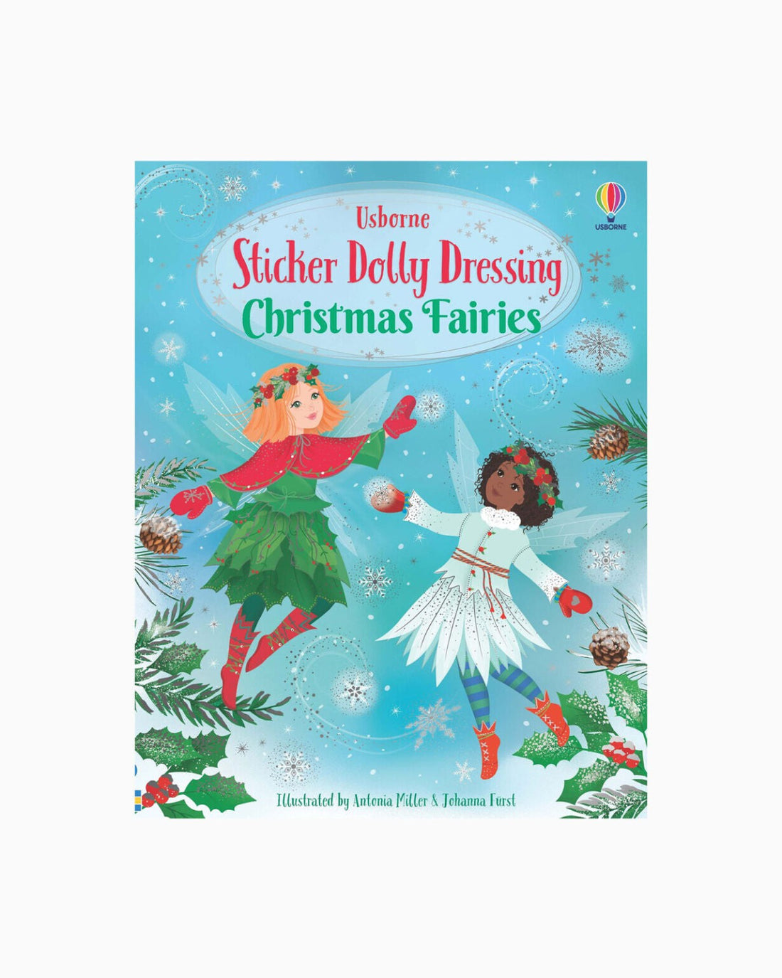 Usborne Book Sticker Dolly Dressing Christmas Fairies