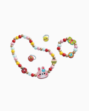 Janod Toy Wooden Jewellery to Create Flower Garden