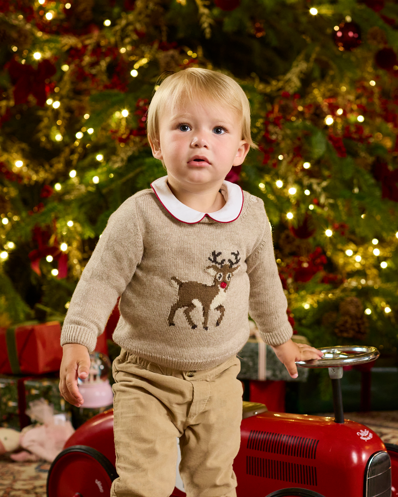 Chelsea Clothing Company Jumper Baby Blitzen Reindeer Jumper