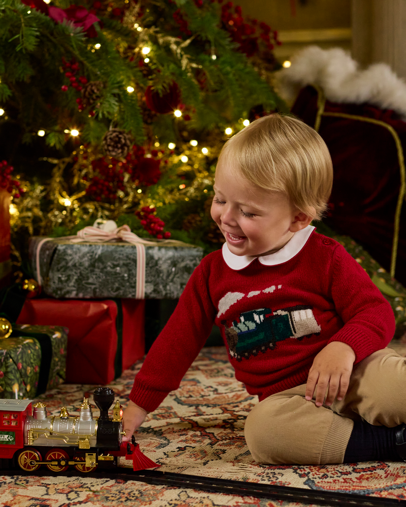 Chelsea Clothing Company Jumper Baby Steam Train Jumper