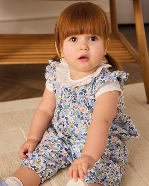 Lily Rose Romper Romper in French Blue Betsy