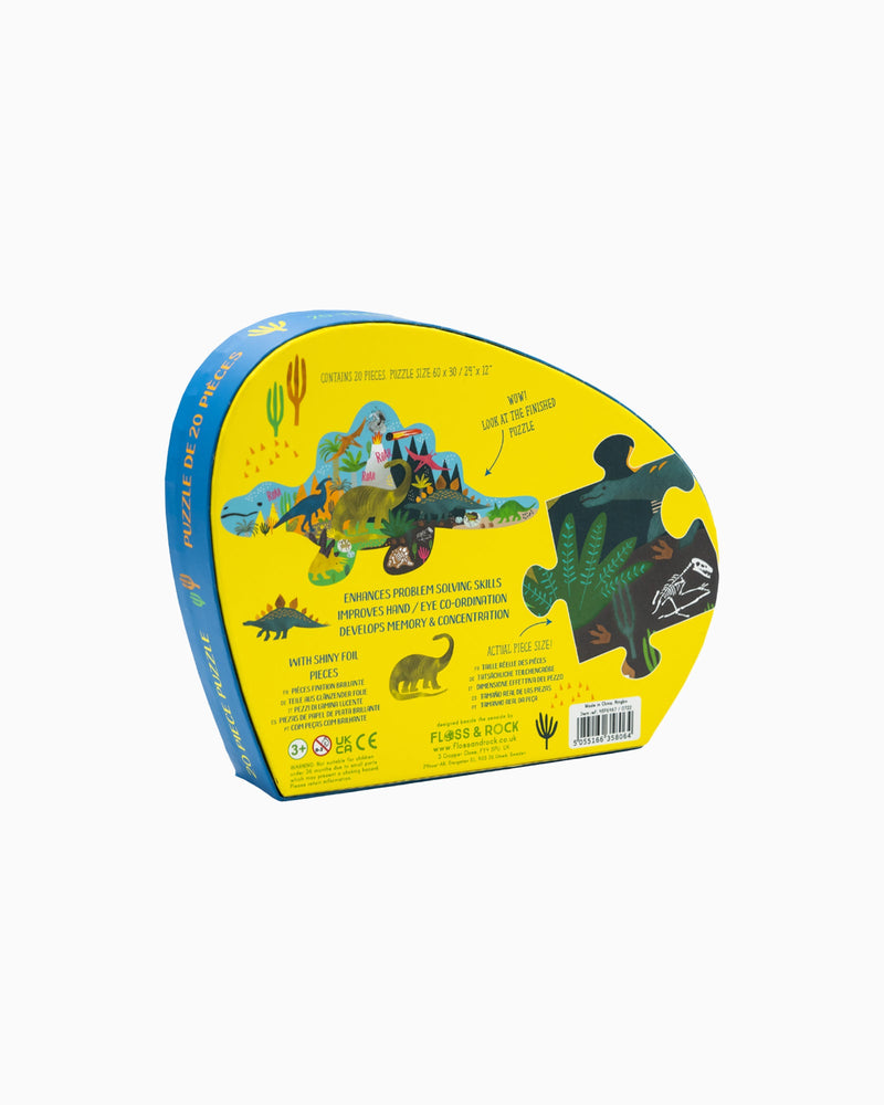 Floss & Rock Toy Dinosaur Puzzle 20PC