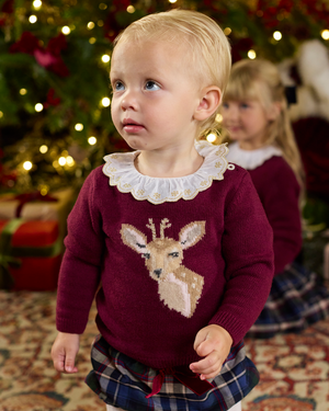 Confiture Jumper Baby Dasher Jumper in Claret