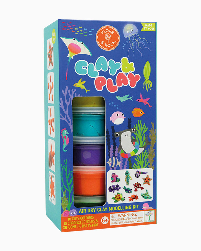 Floss & Rock Toy Floss & Rock Clay & Play Ocean Set