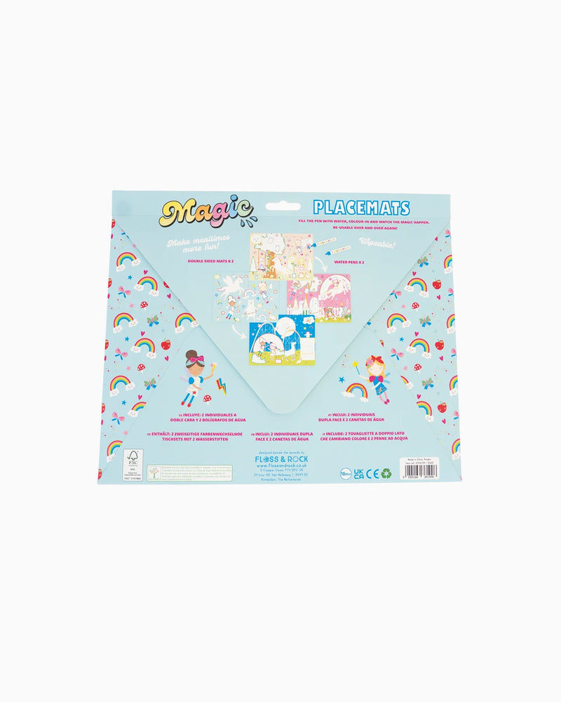 Floss & Rock Arts & Crafts Magic Water Place Mat Rainbow Fairy