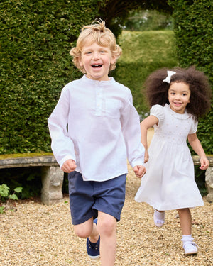 Thomas Brown Shirt Oscar Shirt in White