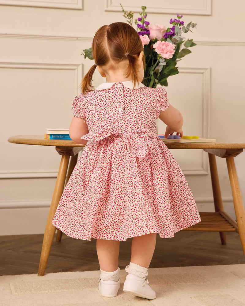 Confiture Dress Baby Ditsy Cherry Duck Dress
