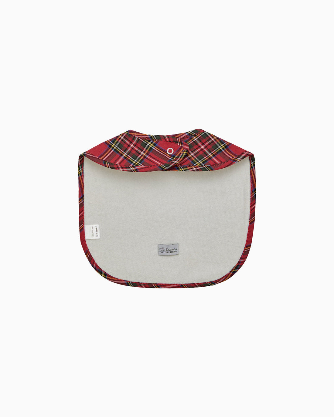 Lapinou Bib Red Tartan Classic Bib