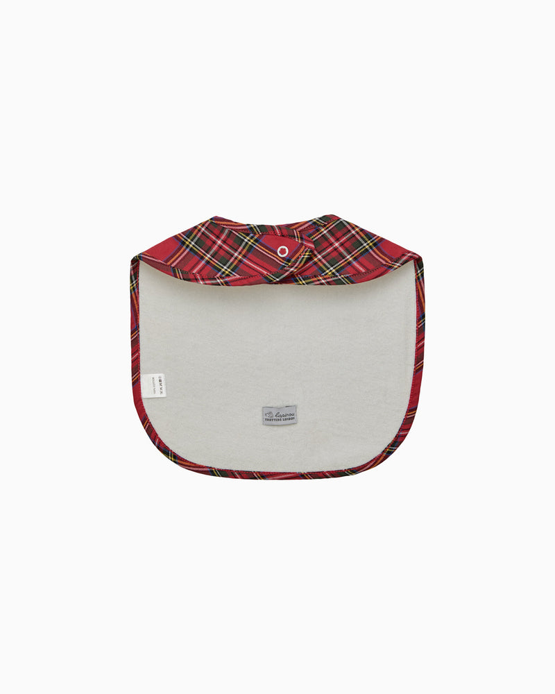 Lapinou Bib Red Tartan Classic Bib