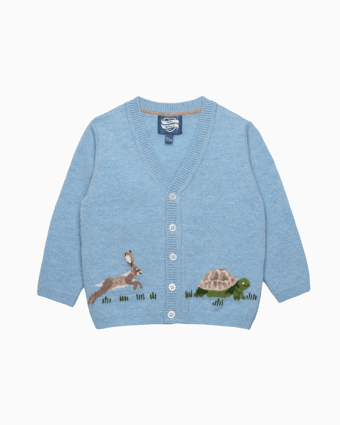 Chelsea Clothing Company Cardigan Baby Tortoise & Hare Cardigan
