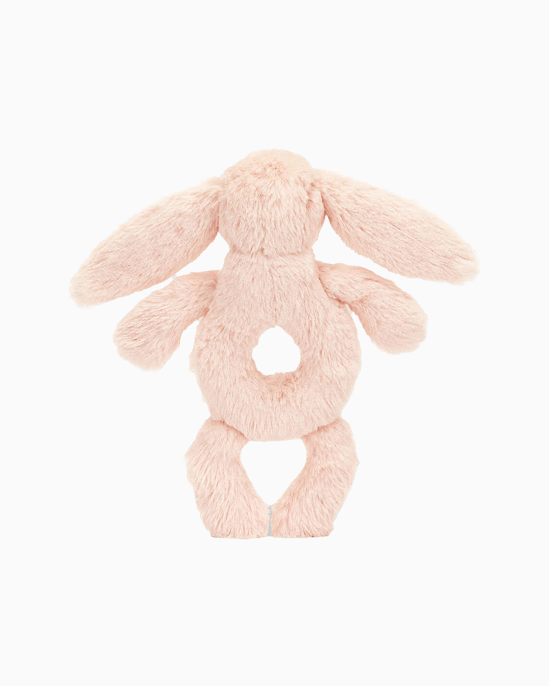 Baby Jellycat Toy Jellycat Bashful Bunny Ring Rattle in Blush