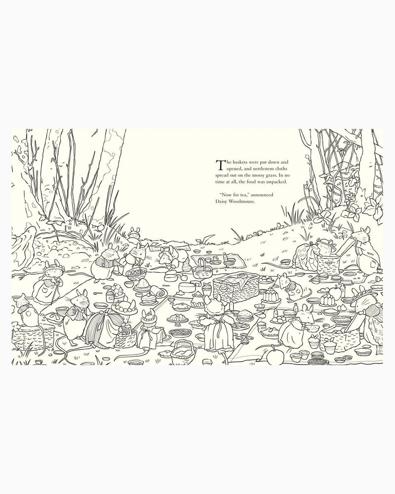 Jill Barklem Book Brambly Hedge: Nature Colouring Book
