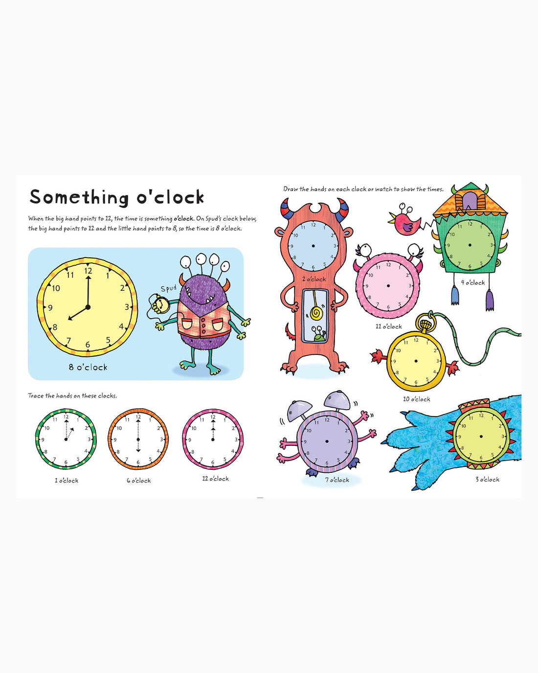 Usborne Book Wipe-Clean Telling the Time Book