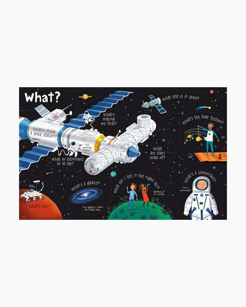Usborne Book Usborne's Lift-the-flap Questions and Answers about Space