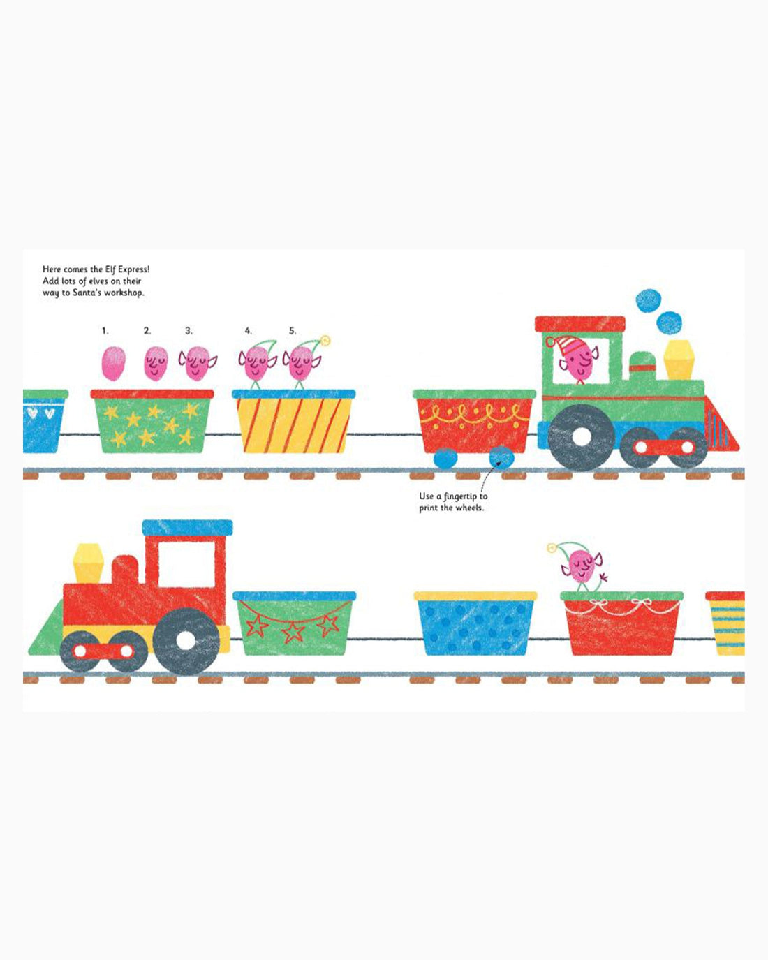 Usborne Book Usborne's Fingerprint Activities Book: Christmas