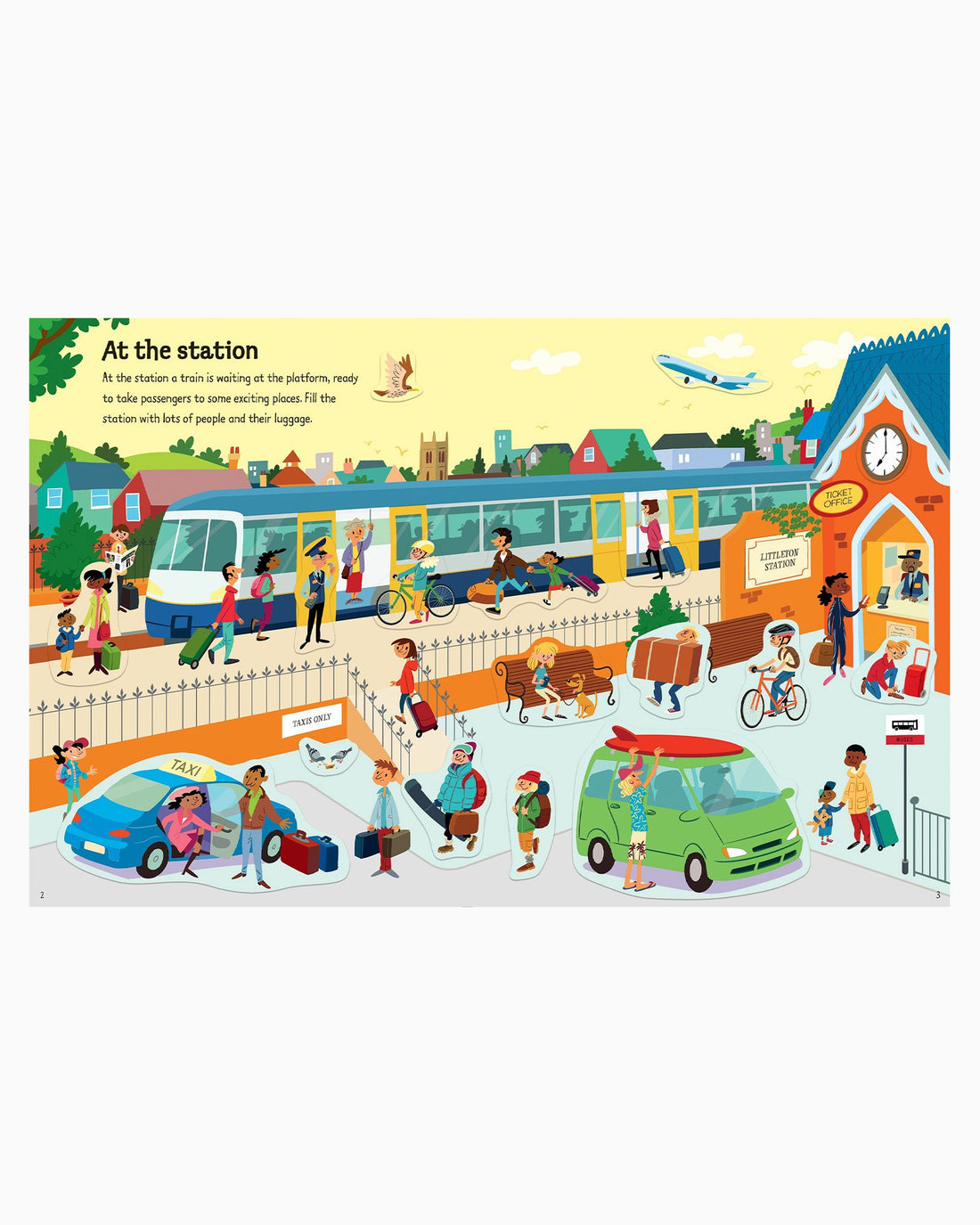 Usborne Book Usborne's First Sticker Book Travel