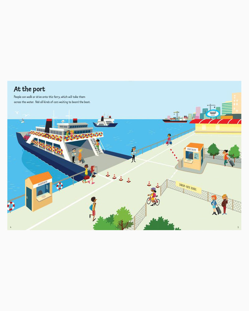 Usborne Book Usborne's First Sticker Book Travel
