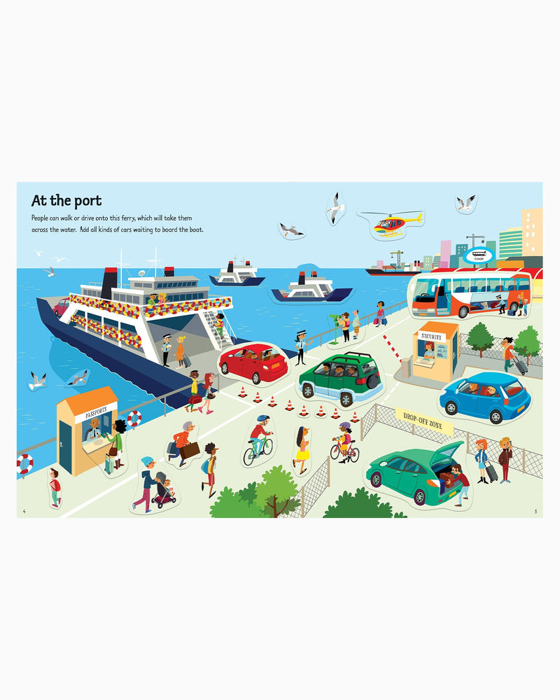 Usborne Book Usborne's First Sticker Book Travel
