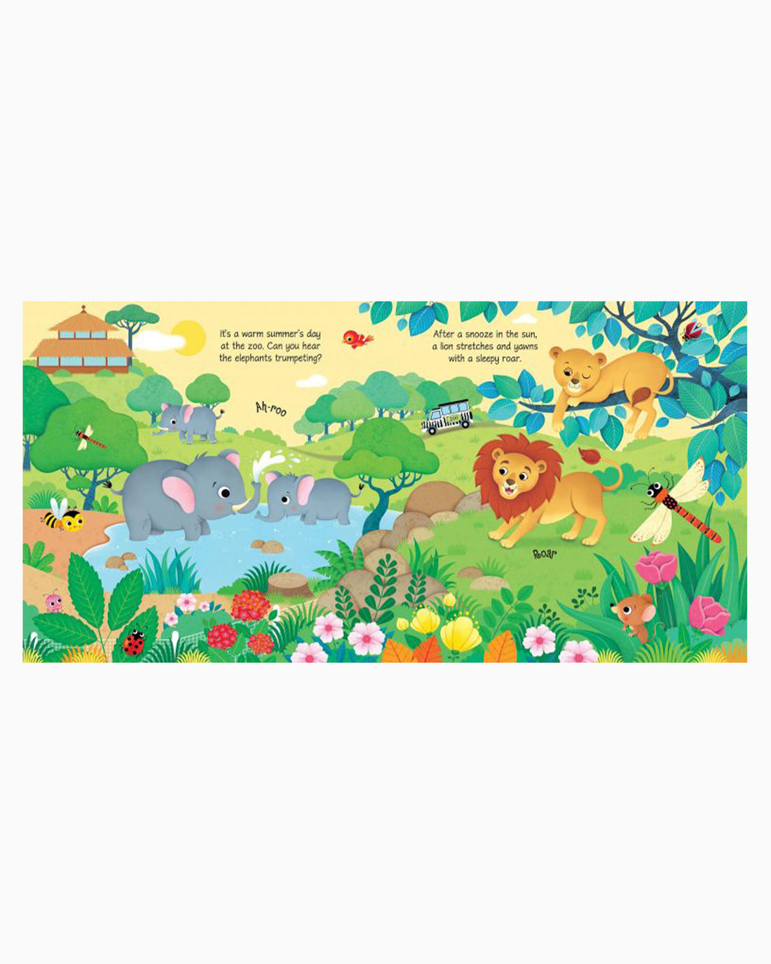 Usborne Book Zoo Sounds Sound Book