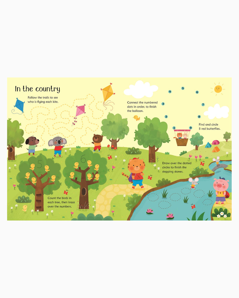Usborne Book Wipe-Clean Summer Activities Book