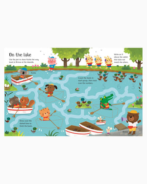 Usborne Book Wipe-Clean Summer Activities Book