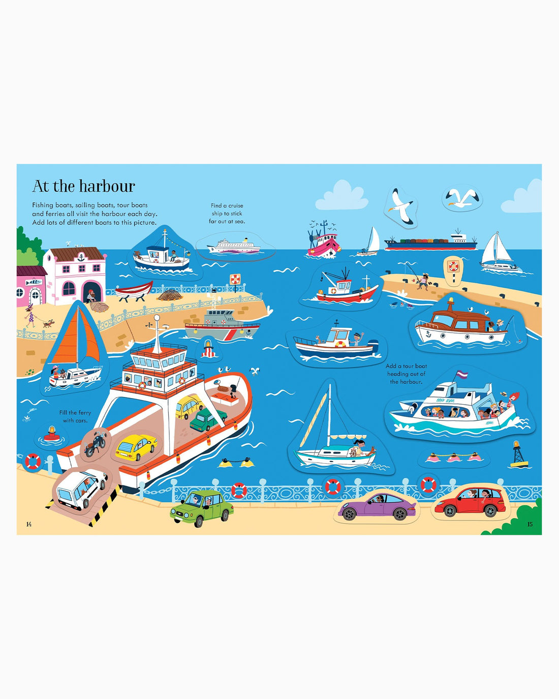 Usborne Book Usborne's Little First Stickers Travel