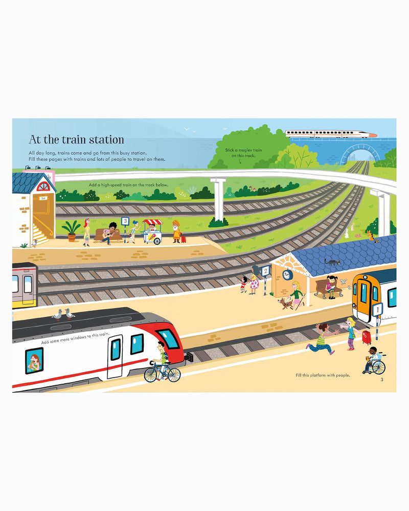 Usborne Book Usborne's Little First Stickers Travel
