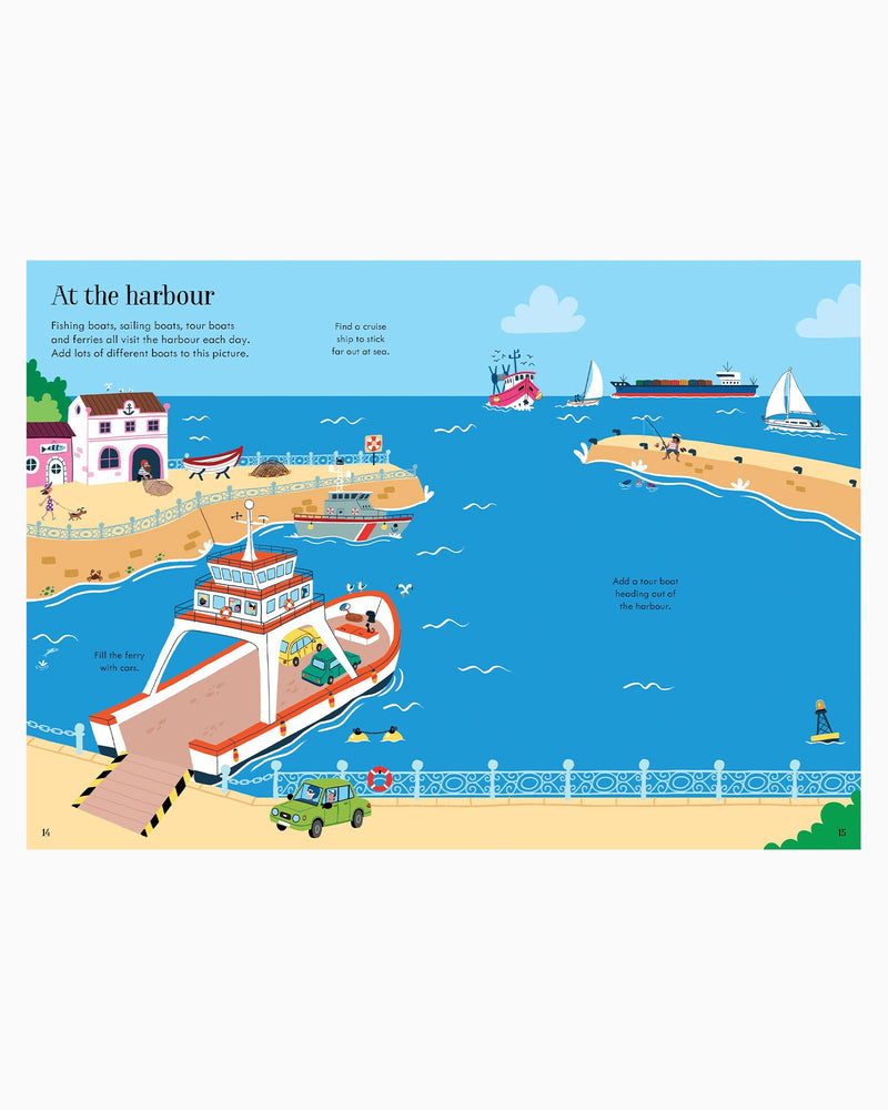Usborne Book Usborne's Little First Stickers Travel