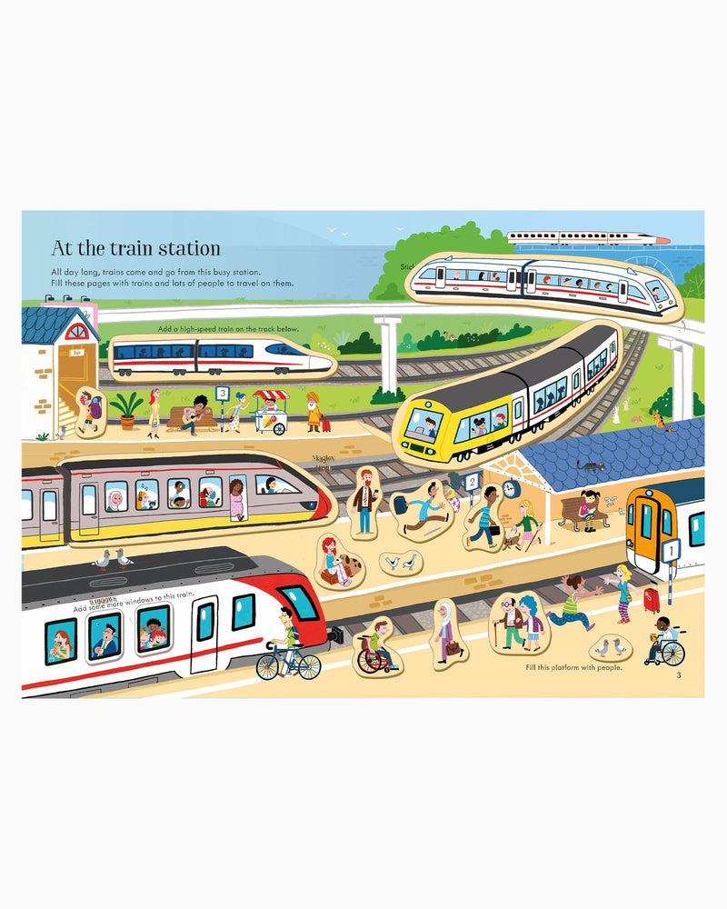 Usborne Book Usborne's Little First Stickers Travel