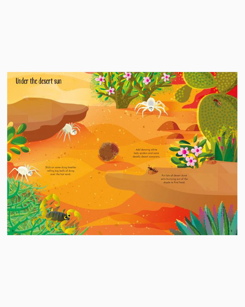 Usborne Book Usborne's Little First Stickers Bugs