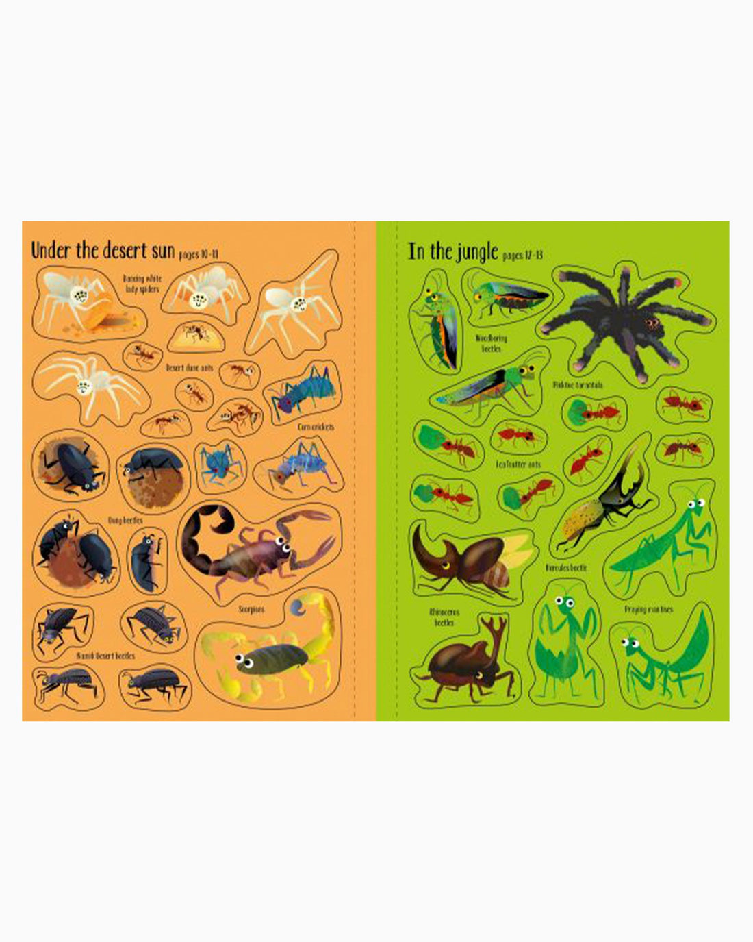 Usborne Book Usborne's Little First Stickers Bugs