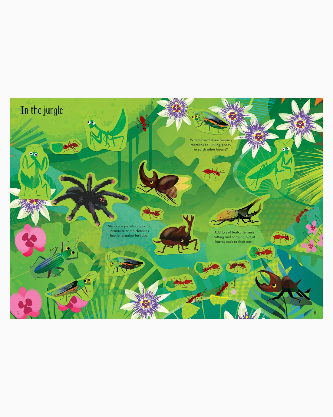 Usborne Book Usborne's Little First Stickers Bugs