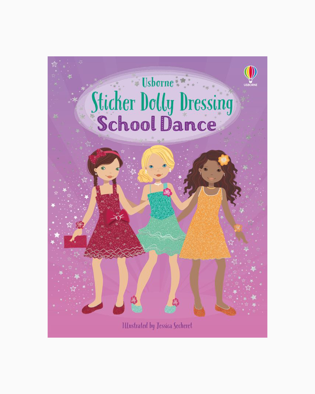 Usborne Book Usborne's Sticker Dolly Dressing School Dance