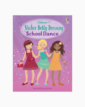 Usborne Book Usborne's Sticker Dolly Dressing School Dance