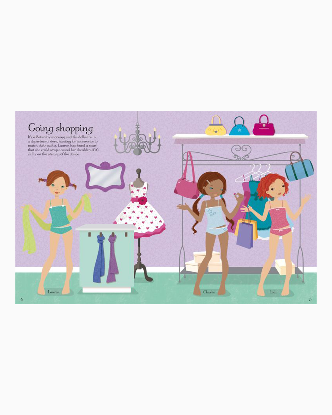 Usborne Book Usborne's Sticker Dolly Dressing School Dance