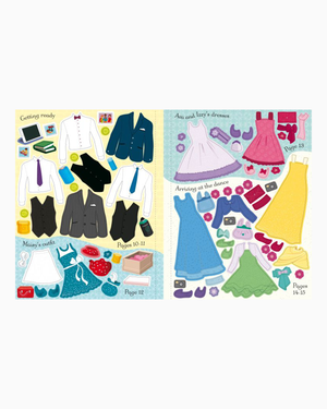Usborne Book Usborne's Sticker Dolly Dressing School Dance