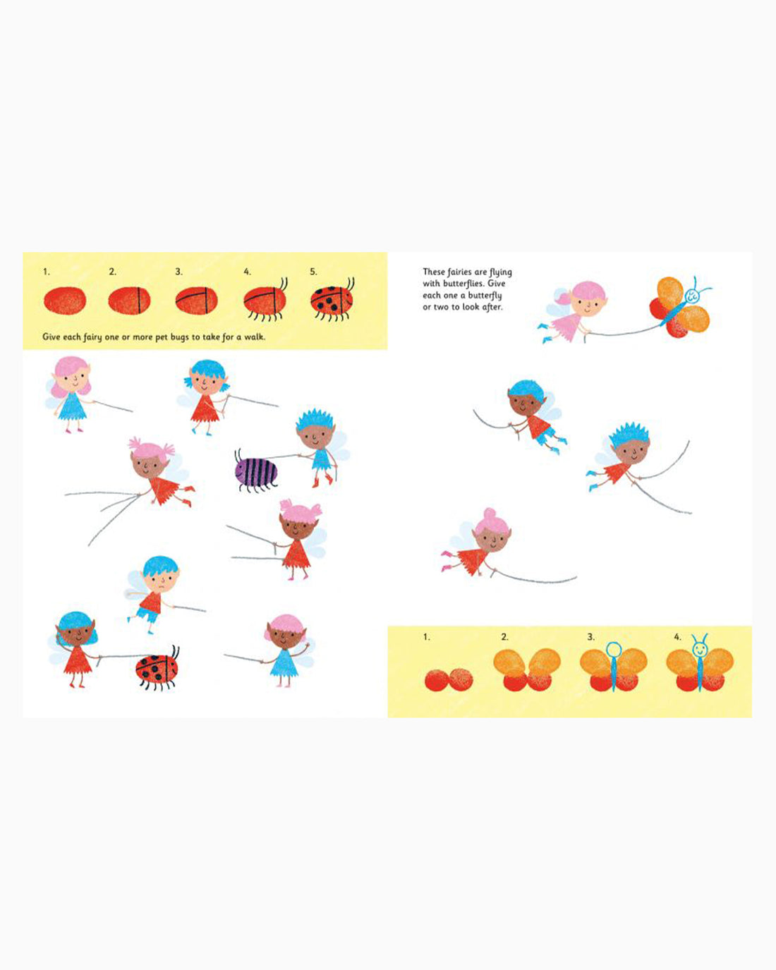 Usborne Book Usborne's Fingerprint Activities Book: Unicorns and Fairies