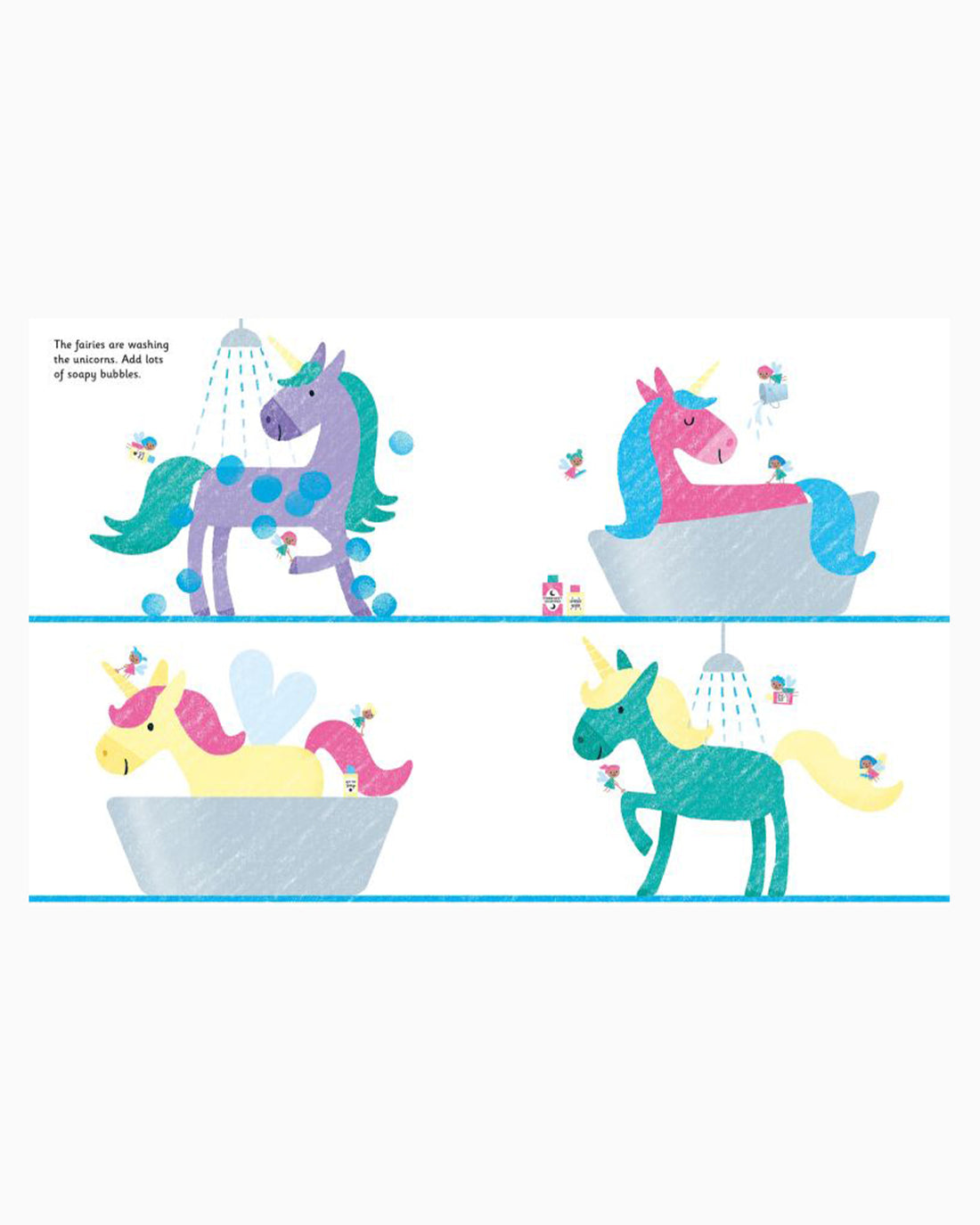 Usborne Book Usborne's Fingerprint Activities Book: Unicorns and Fairies