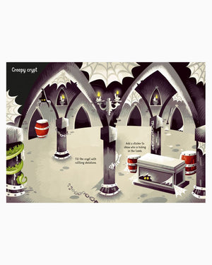 Usborne Book Usborne's Sparkly Halloween Sticker Book