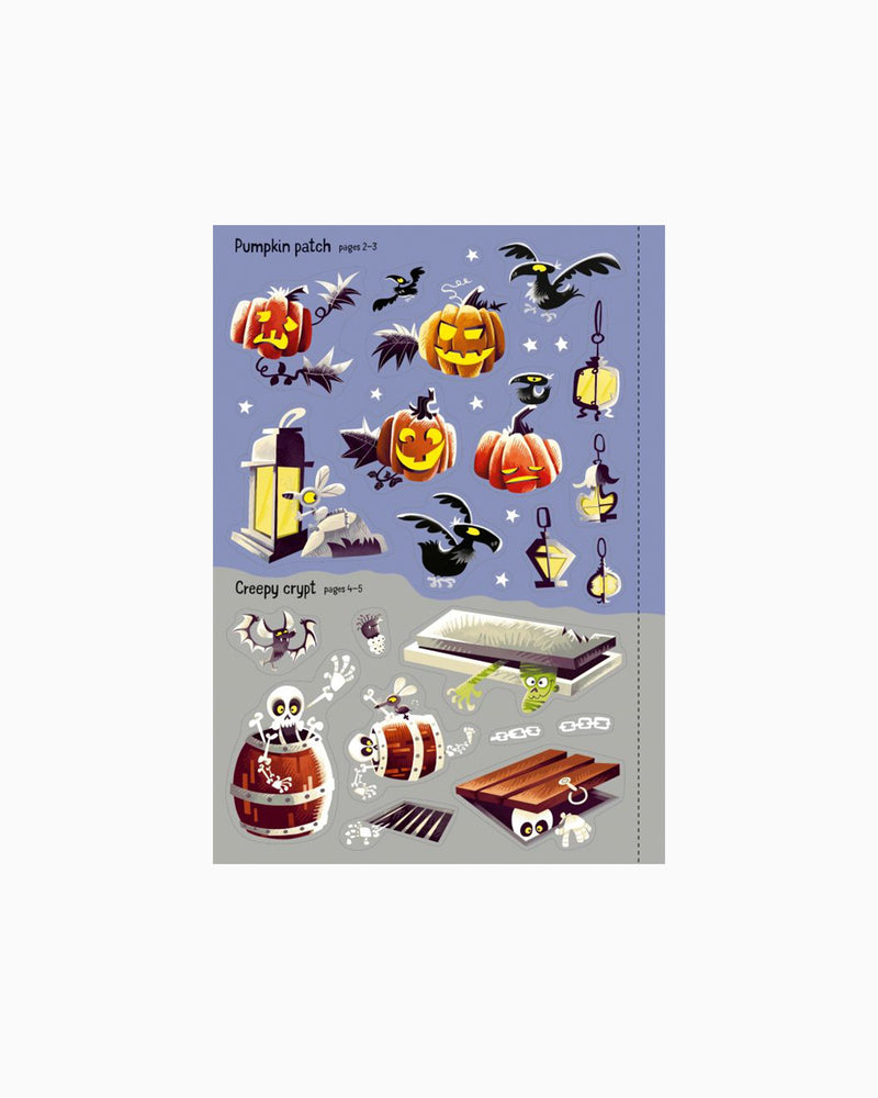 Usborne Book Usborne's Sparkly Halloween Sticker Book