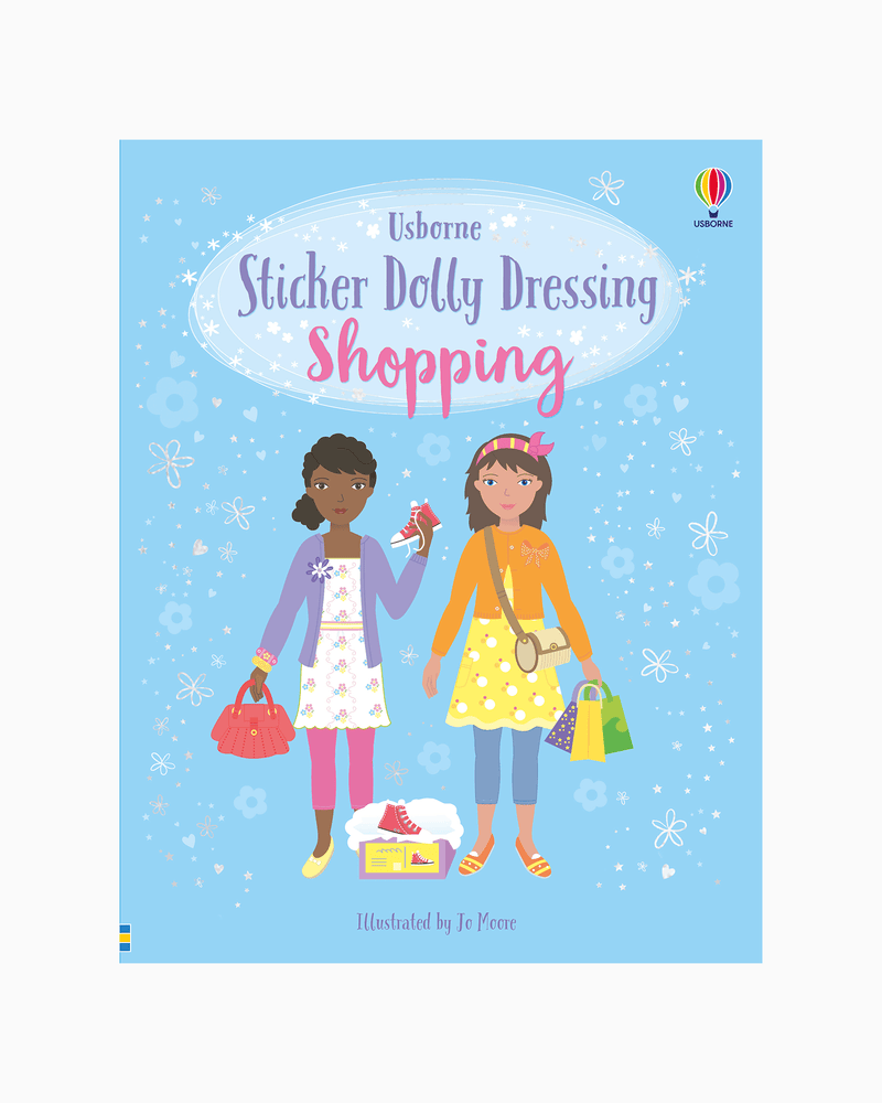 Usborne Book Usborne's Sticker Dolly Dressing Shopping