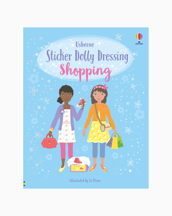 Usborne Book Usborne's Sticker Dolly Dressing Shopping
