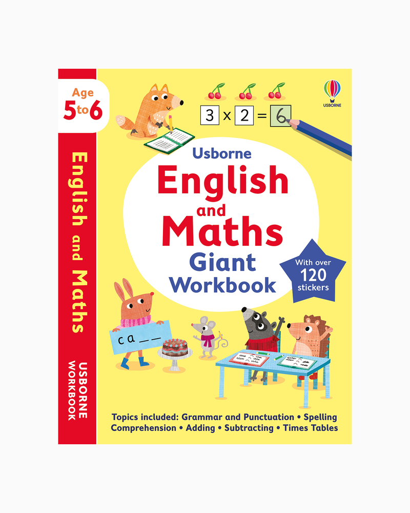 Usborne Book Usborne's English and Maths Giant Workbook