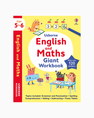 Usborne Book Usborne's English and Maths Giant Workbook